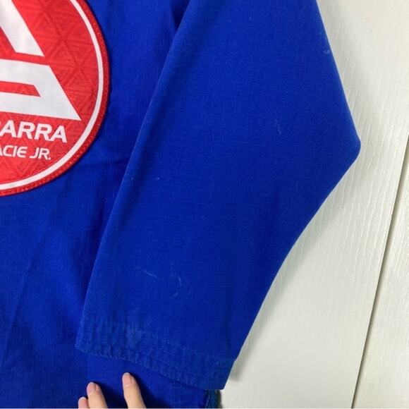 GRACIE BARRA Jiu Jitsu Karate Robe Y4 Blue - Picture 10 of 16